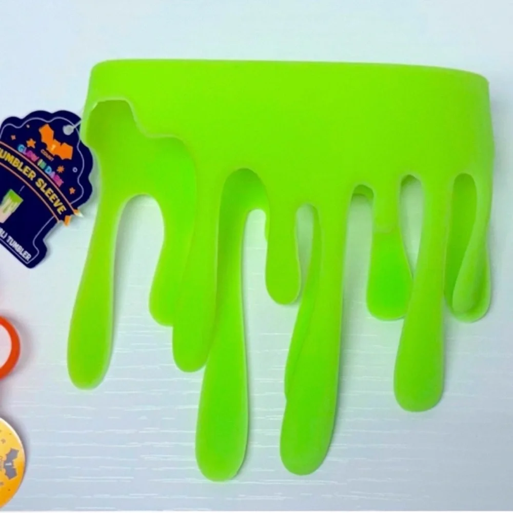 3 for $15 SALE Target Glow in the Dark Drip Sleeve & Ghost Straw Topper New